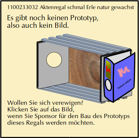 Aktenregal schmal Erle natur gewachst
