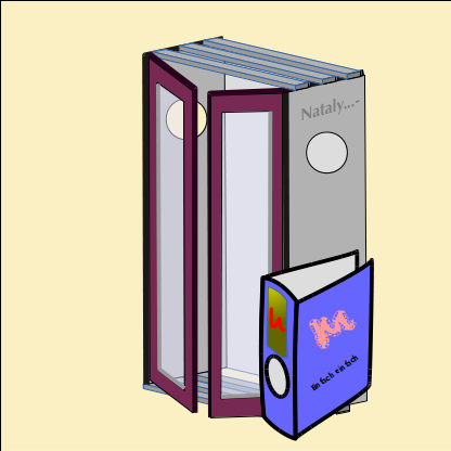 Vitrinchen hoch medium