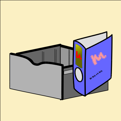 Schubl&auml;dchen mittelmedium
