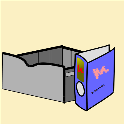 Schubl&auml;dchen mittel breit